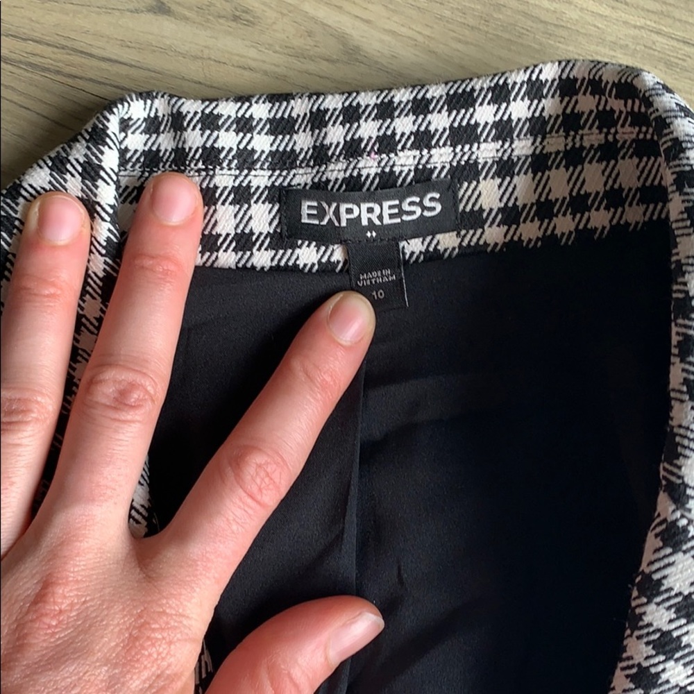 Express 2-Button Patterned Blazer - image 2